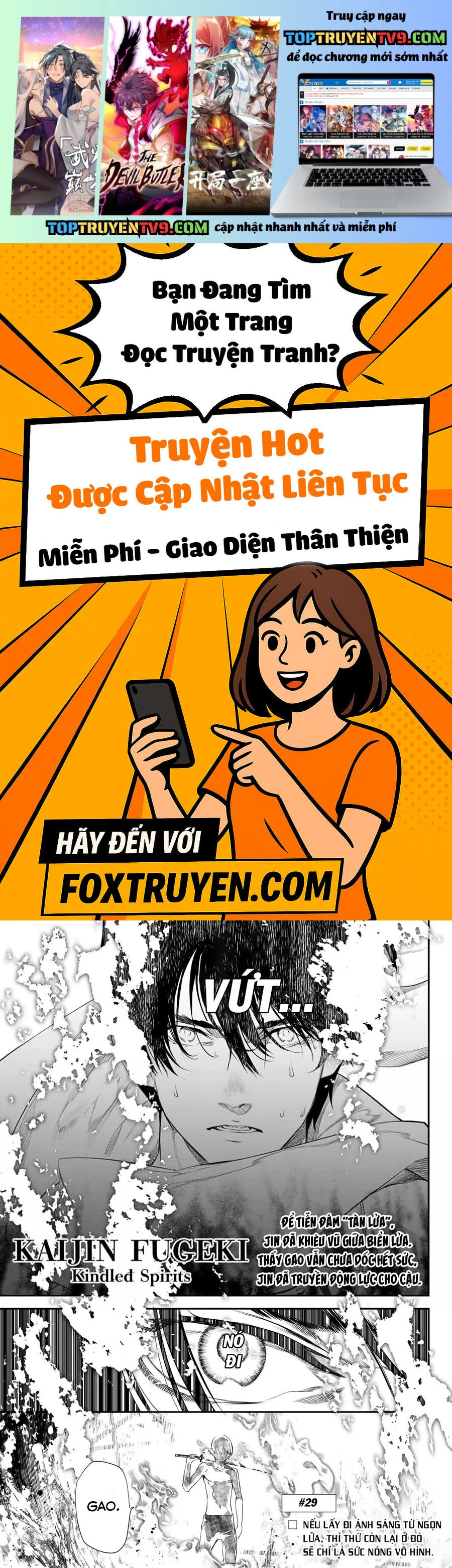 Kaijin Fugeki Chapter 29 - Trang 2