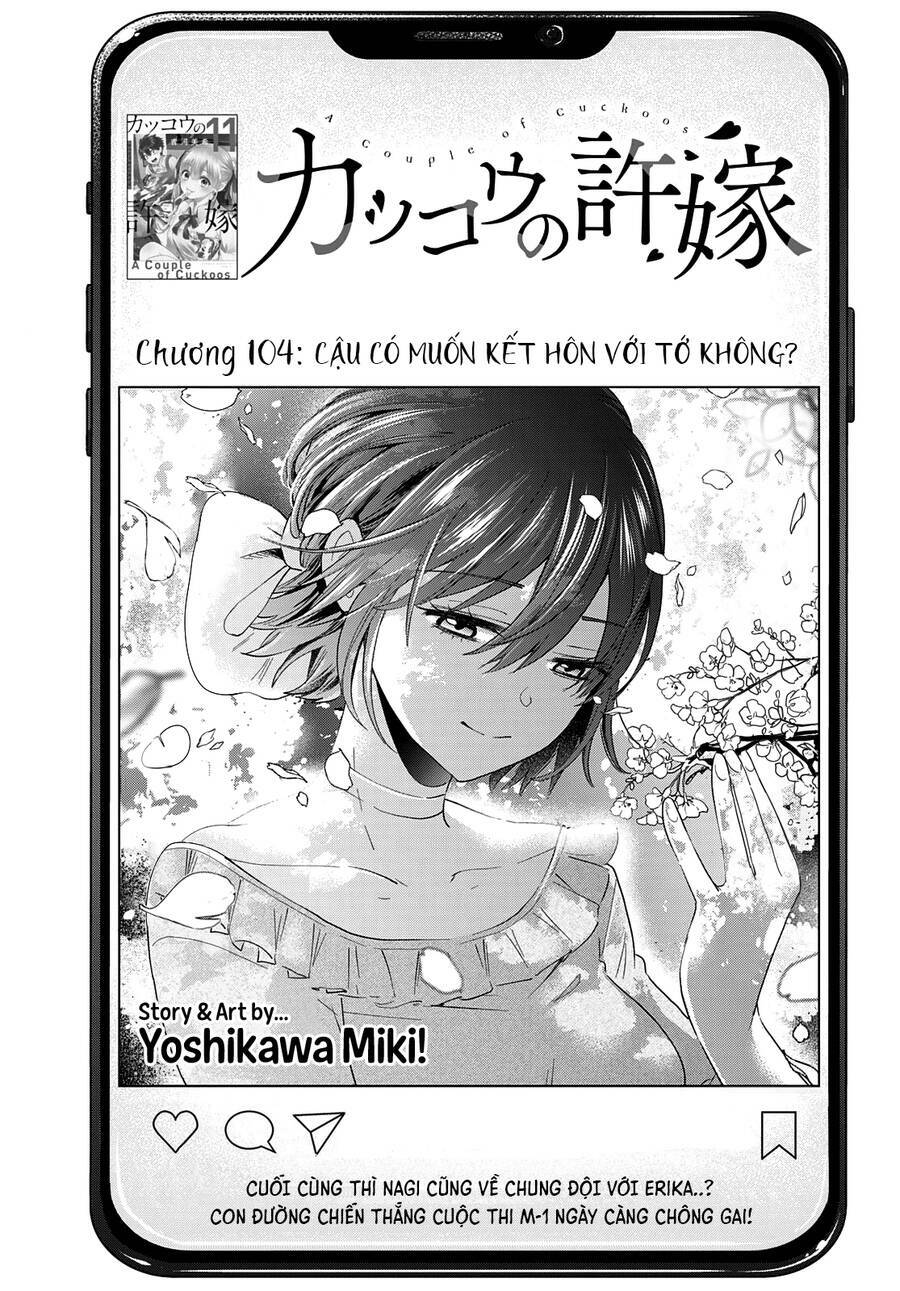 Kakkou No Iinazuke Chapter 104 - Trang 2