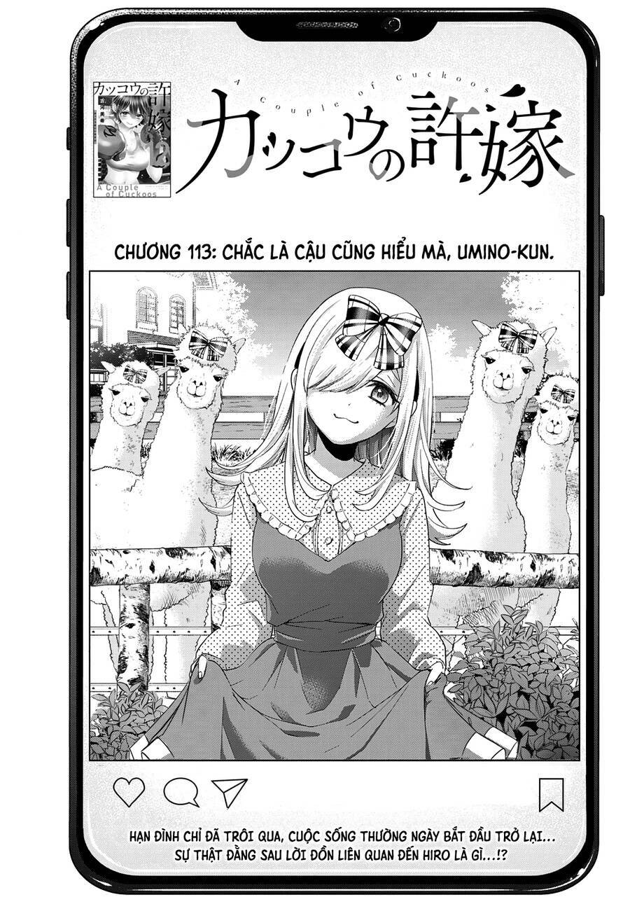 Kakkou No Iinazuke Chapter 113 - Trang 2