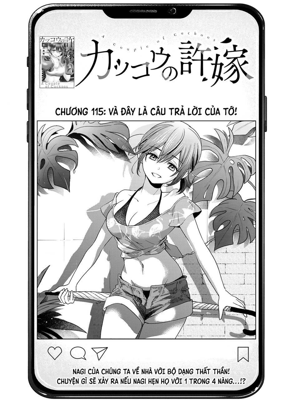 Kakkou No Iinazuke Chapter 115 - Trang 2