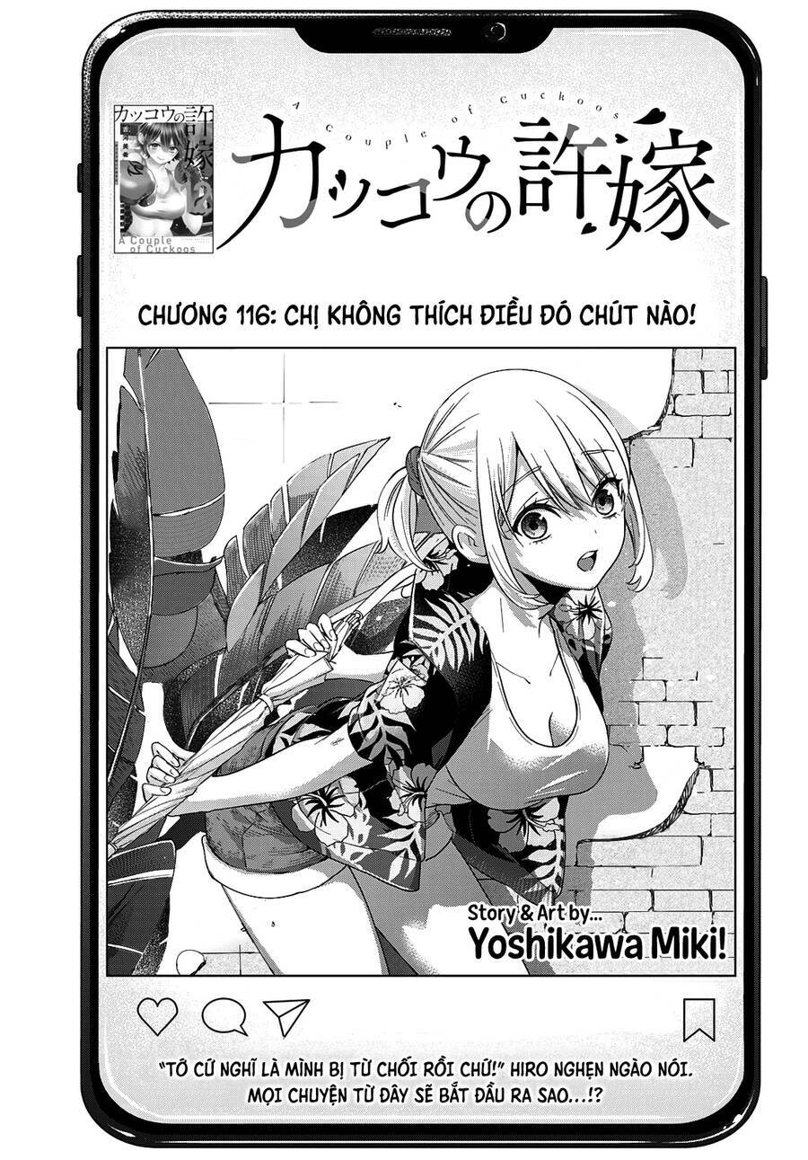 Kakkou No Iinazuke Chapter 116 - Trang 2