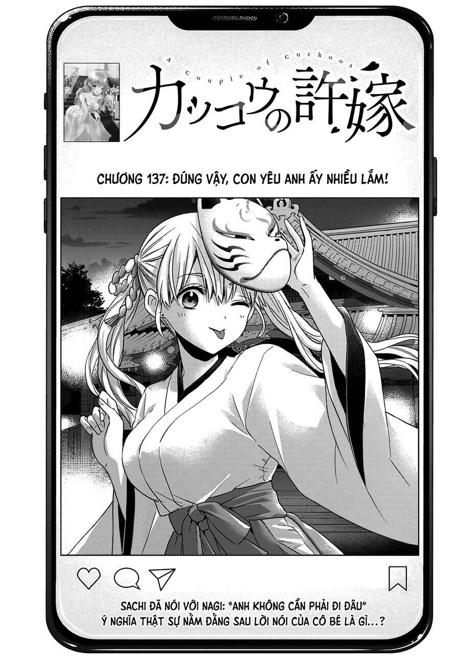 Kakkou No Iinazuke Chapter 137 - Trang 2