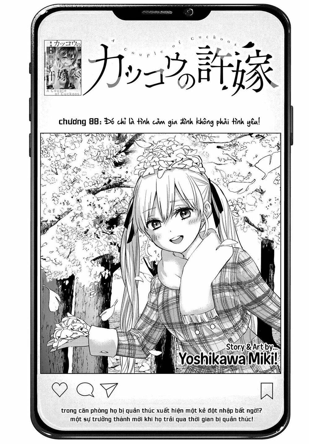 Kakkou No Iinazuke Chapter 88 - Trang 2