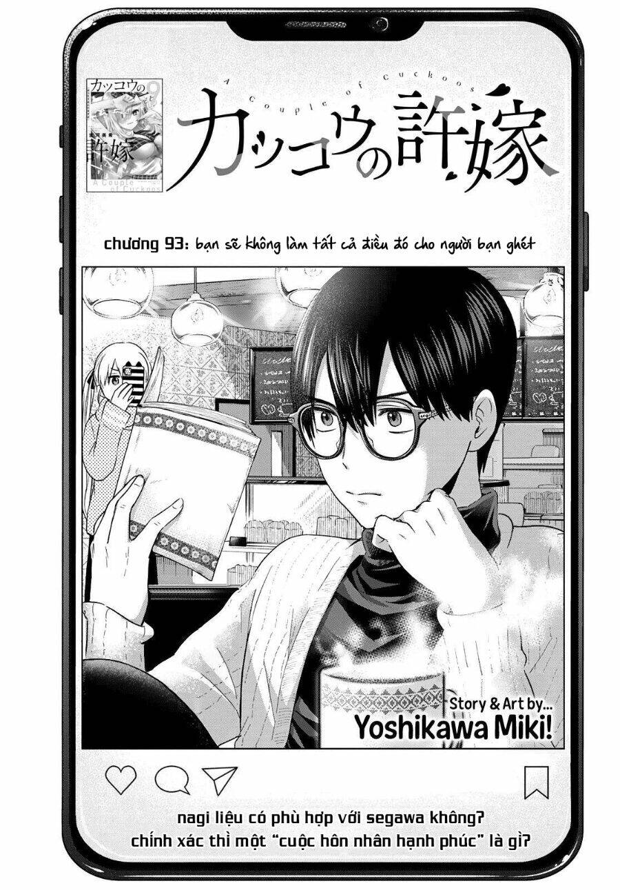 Kakkou No Iinazuke Chapter 93 - Trang 2