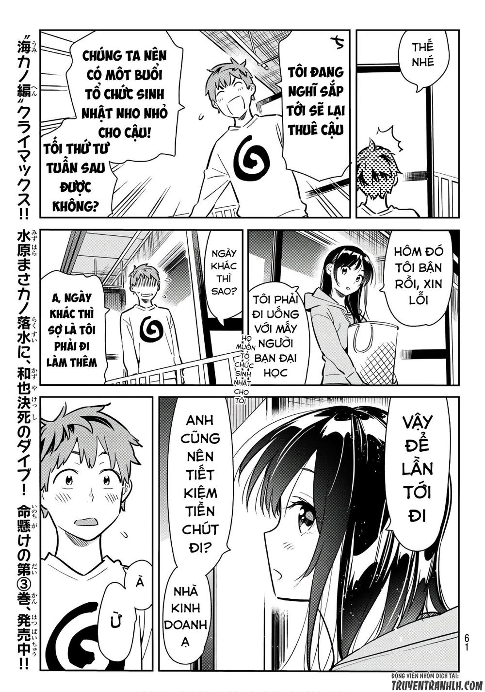 Kanojo, Okarishimasu Chapter 70 - Trang 2