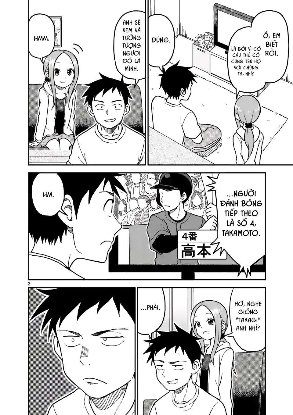 Karakai Jouzu No (Moto) Takagi-San Chapter 109 - Trang 2