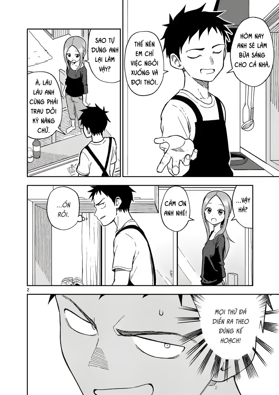 Karakai Jouzu No (Moto) Takagi-San Chapter 158 - Trang 2