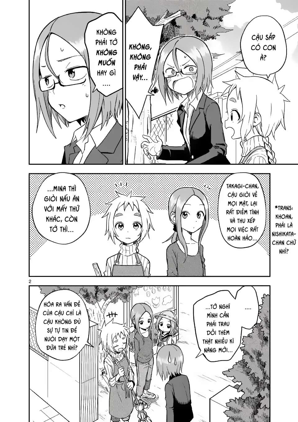 Karakai Jouzu No (Moto) Takagi-San Chapter 160 - Trang 2