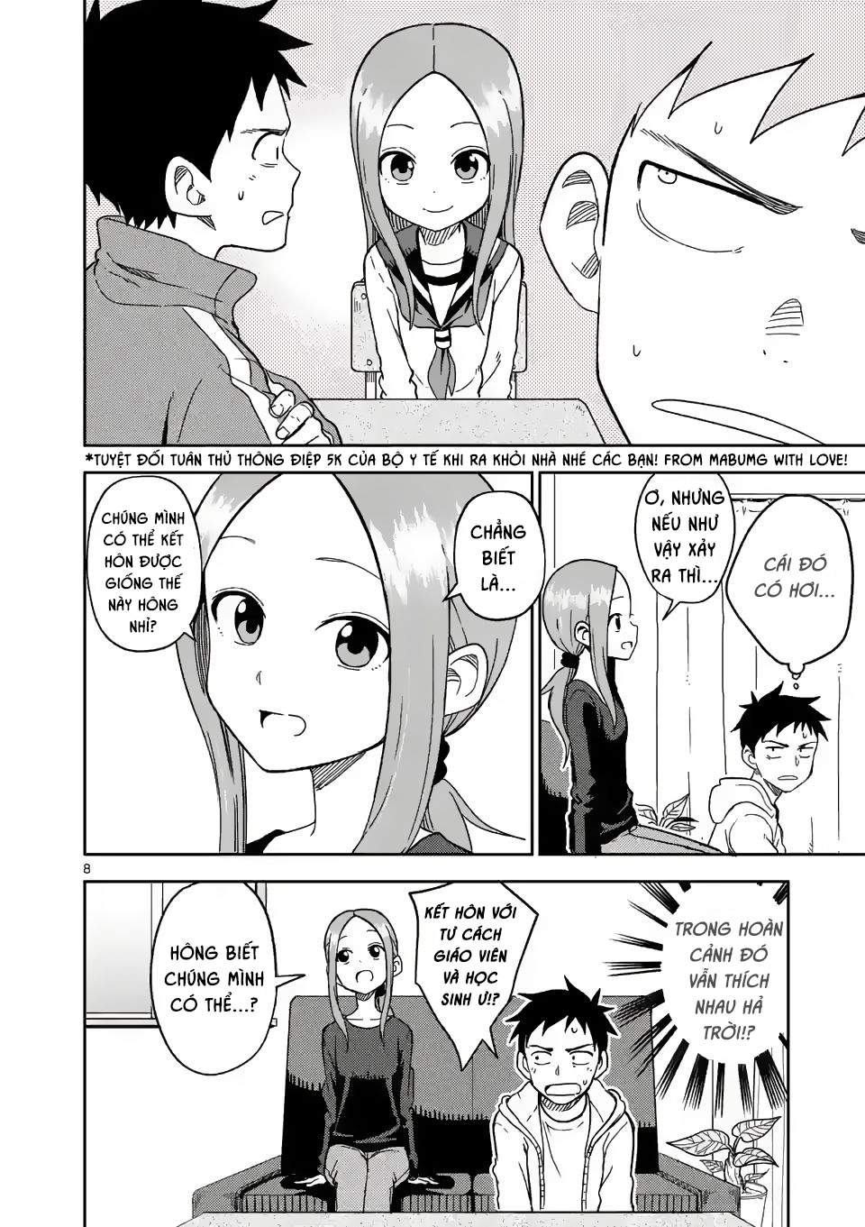 Karakai Jouzu No (Moto) Takagi-San Chapter 168 - Trang 2