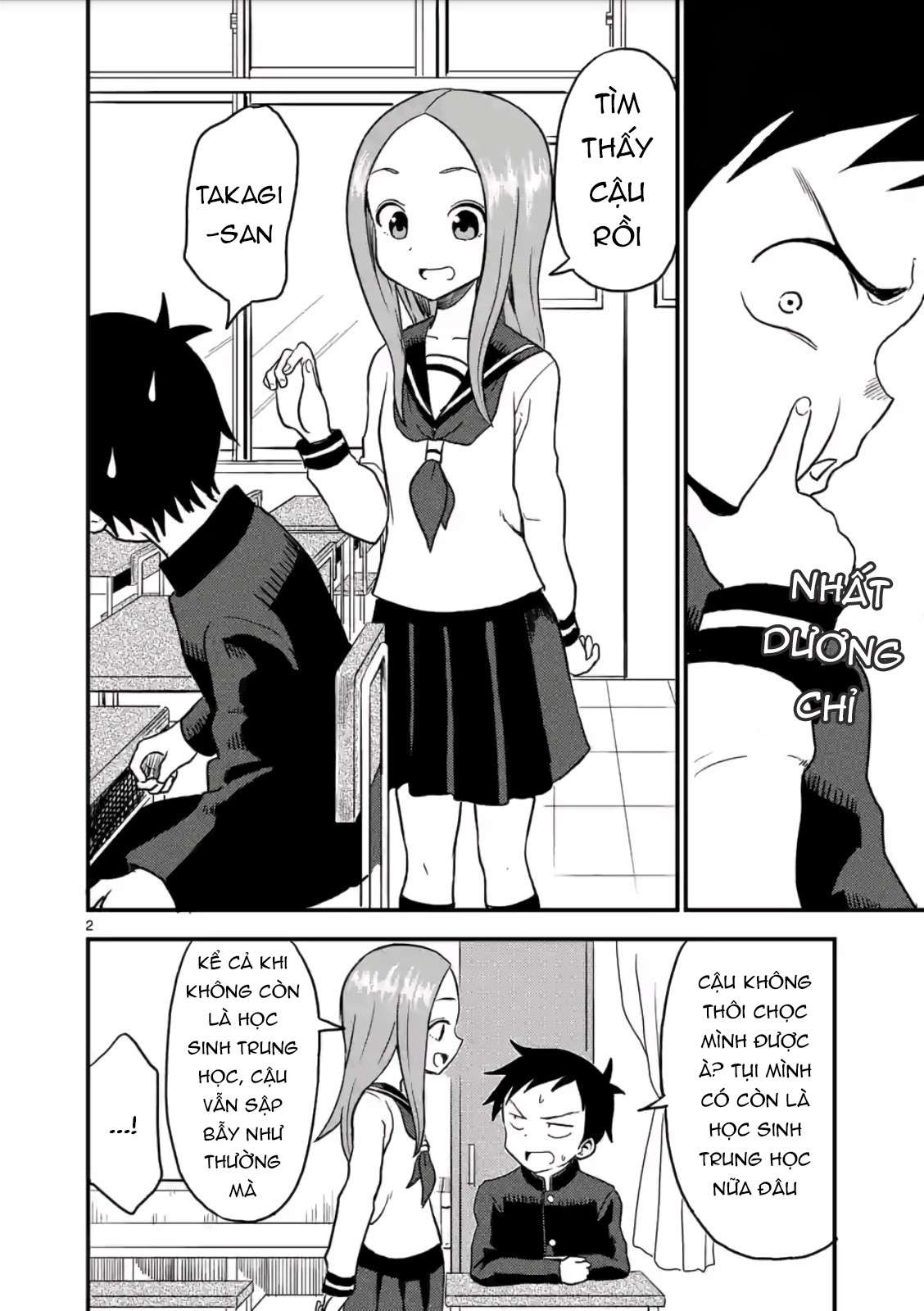 Karakai Jouzu No (Moto) Takagi-San Chapter 18 - Trang 2