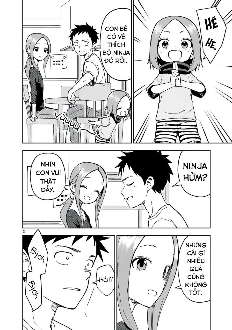 Karakai Jouzu No (Moto) Takagi-San Chapter 206 - Trang 2