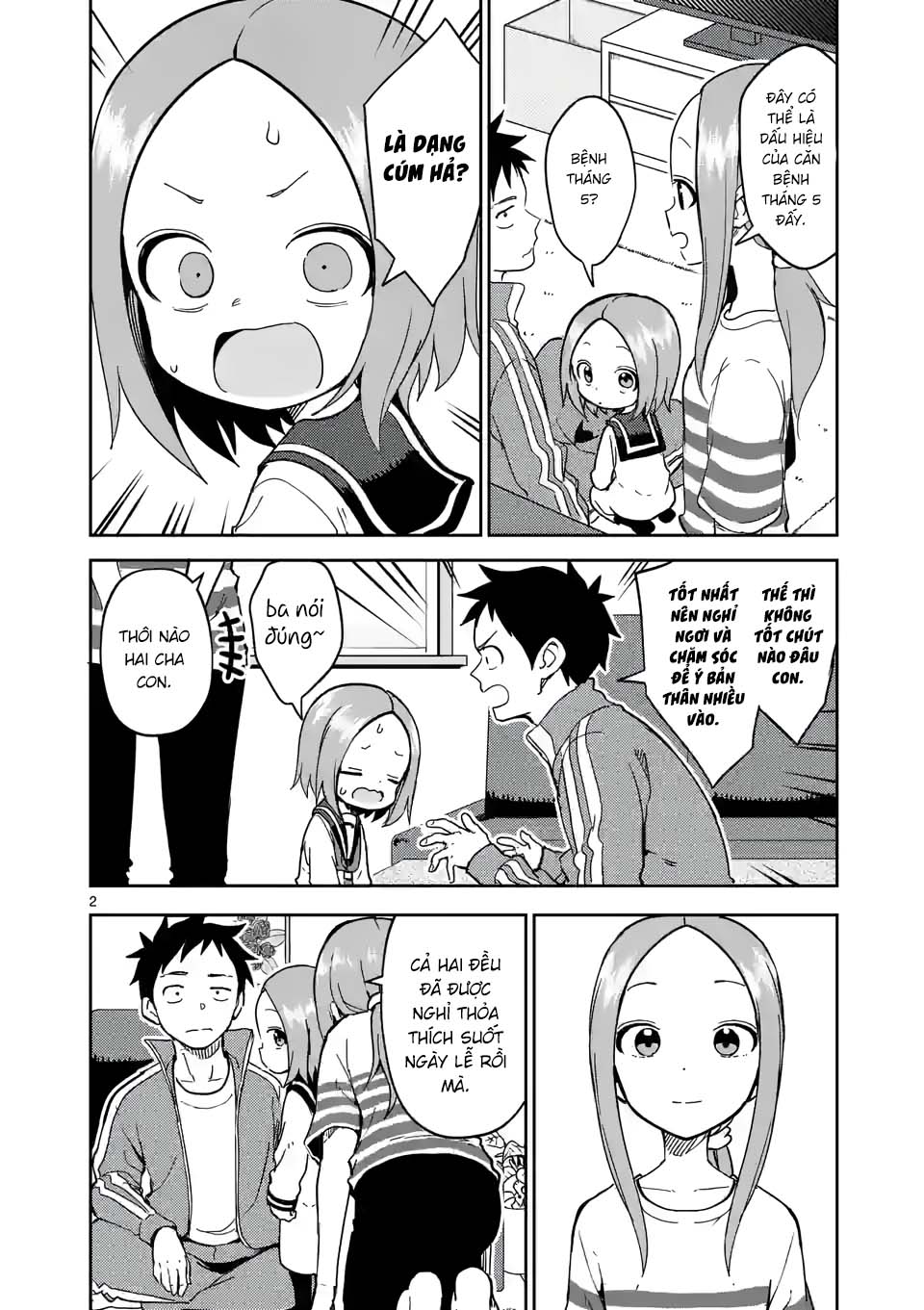 Karakai Jouzu No (Moto) Takagi-San Chapter 229 - Trang 2