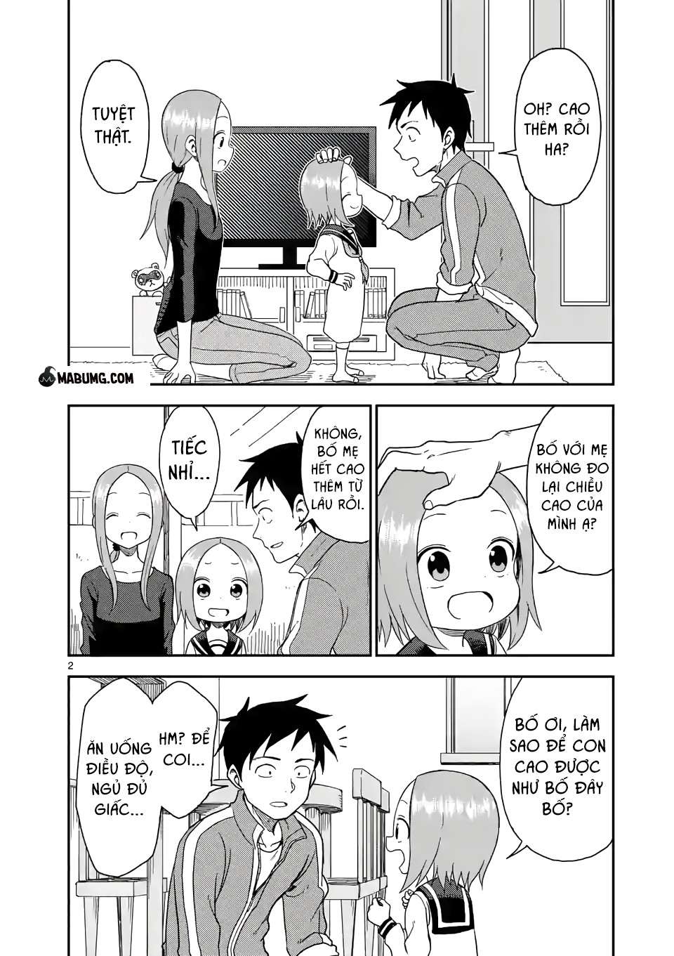 Karakai Jouzu No (Moto) Takagi-San Chapter 64 - Trang 2