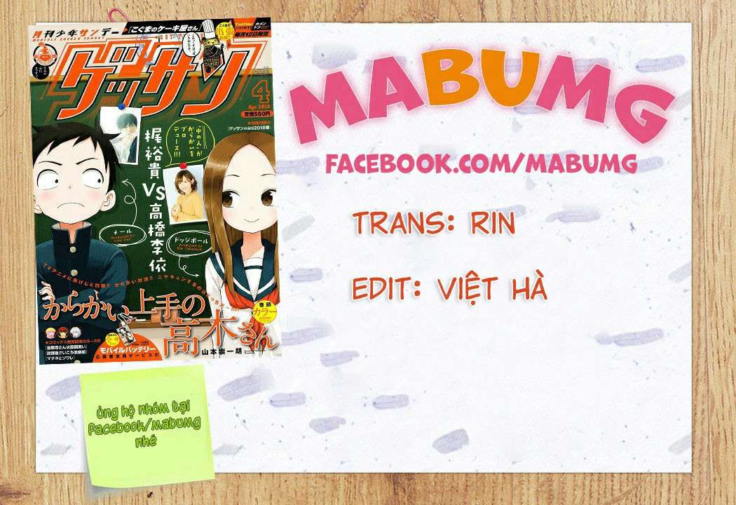 Karakai Jouzu No (Moto) Takagi-San Chapter 70 - Trang 2