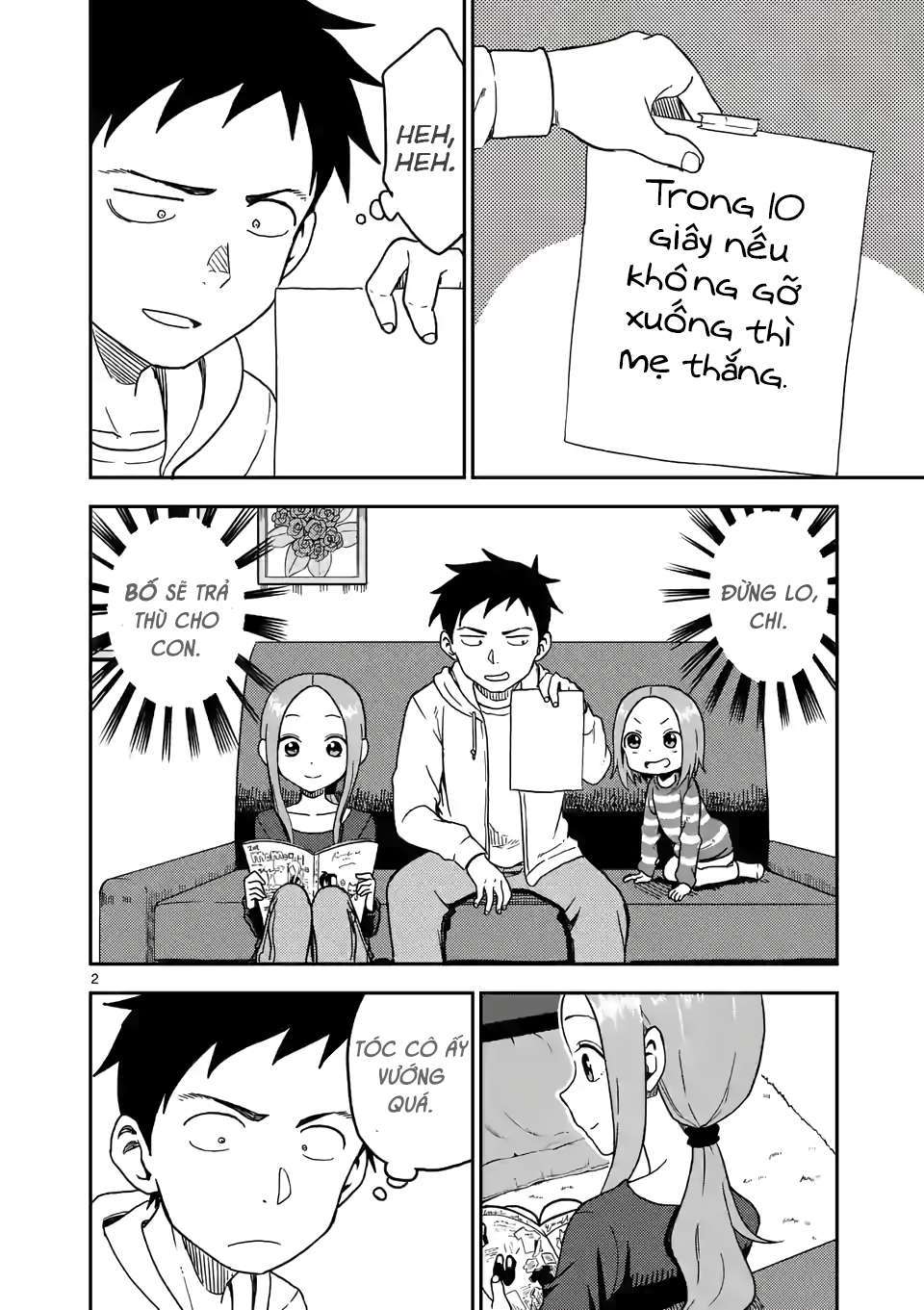 Karakai Jouzu No (Moto) Takagi-San Chapter 78 - Trang 2