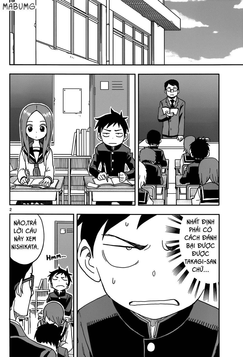 Karakai Jouzu No (Moto) Takagi-San Chapter 84 - Trang 2