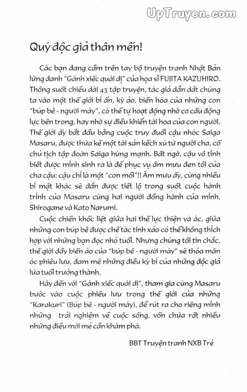 Karakuri Circus – Gánh Xiếc Quái Dị Chapter 26 - Trang 2