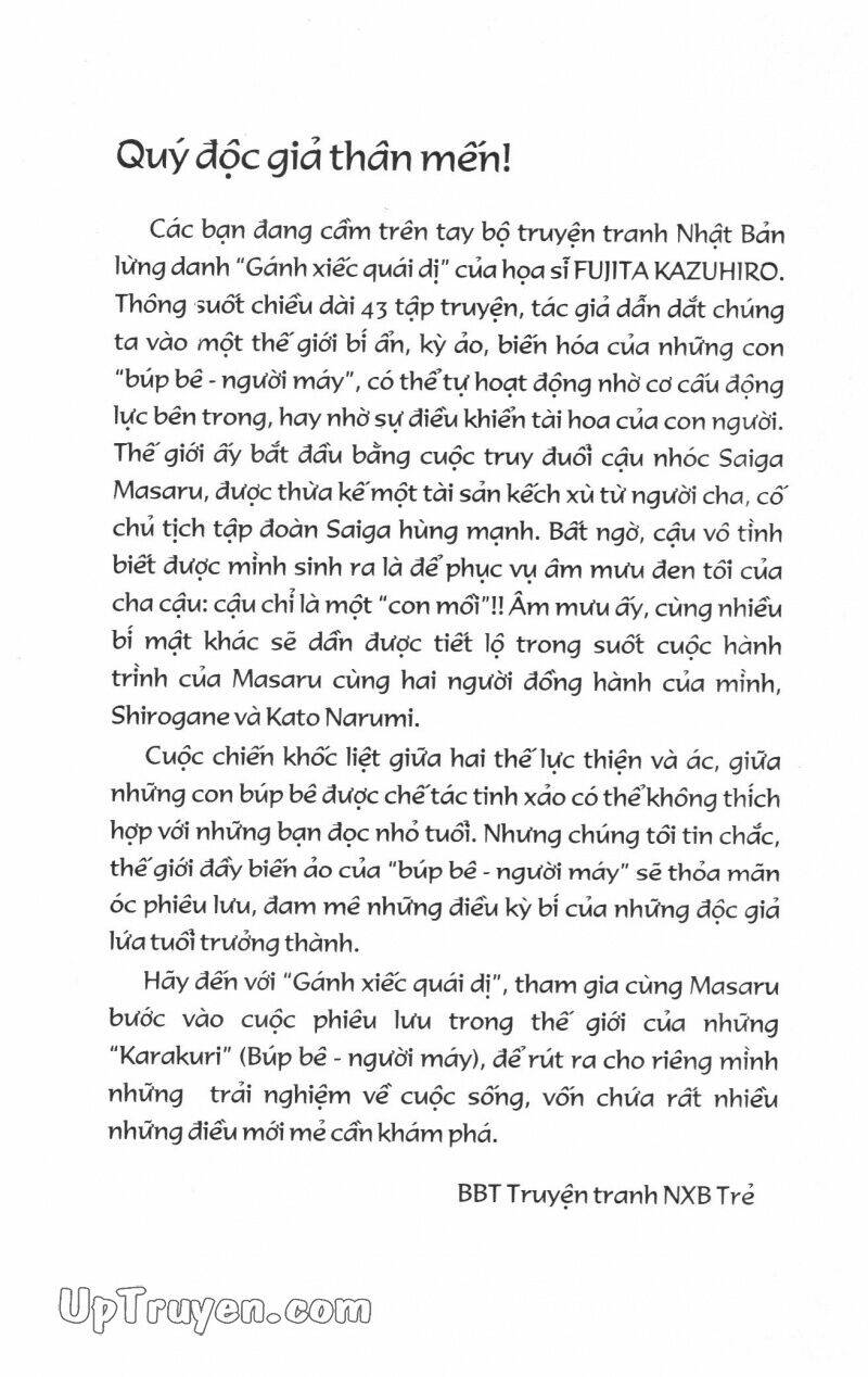 Karakuri Circus – Gánh Xiếc Quái Dị Chapter 30 - Trang 2