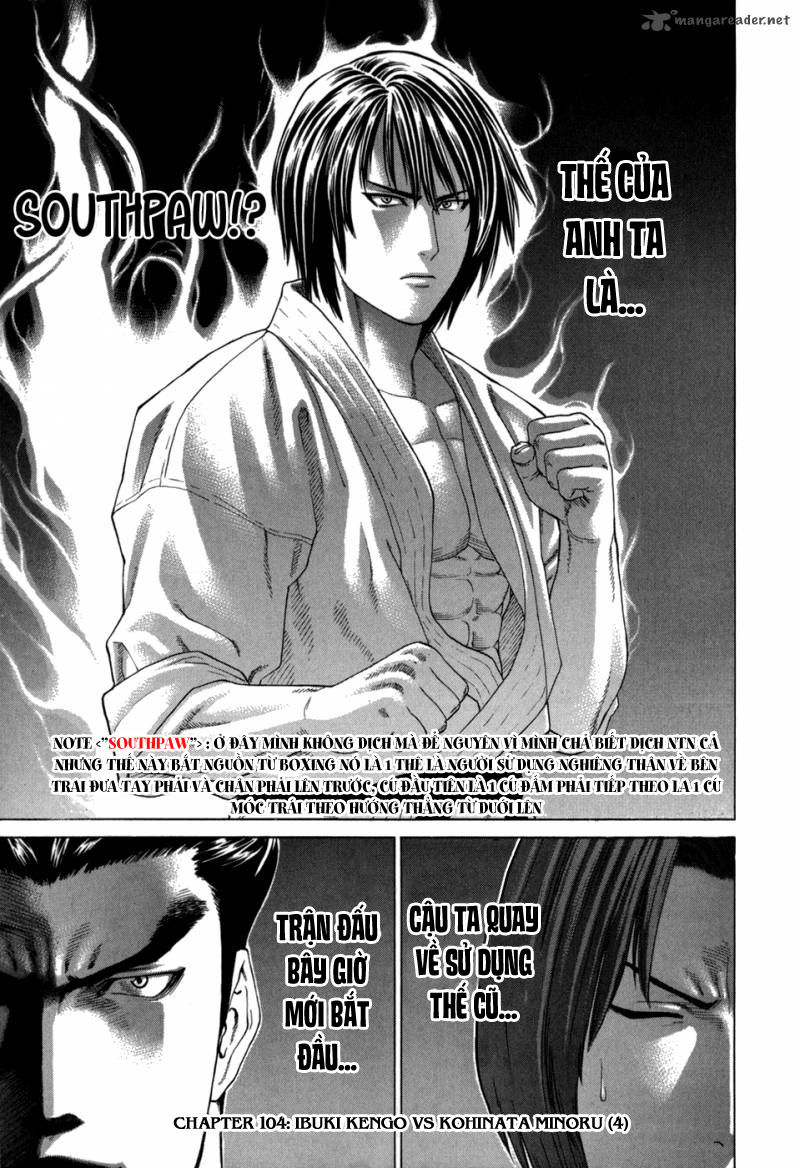 Karate Shoukoushi Kohinata Minoru Chapter 104 - Trang 2