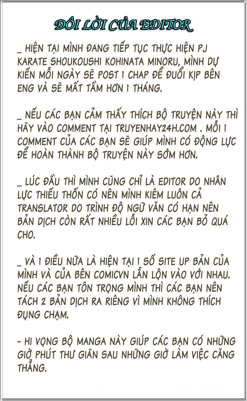 Karate Shoukoushi Kohinata Minoru Chapter 105 - Trang 2