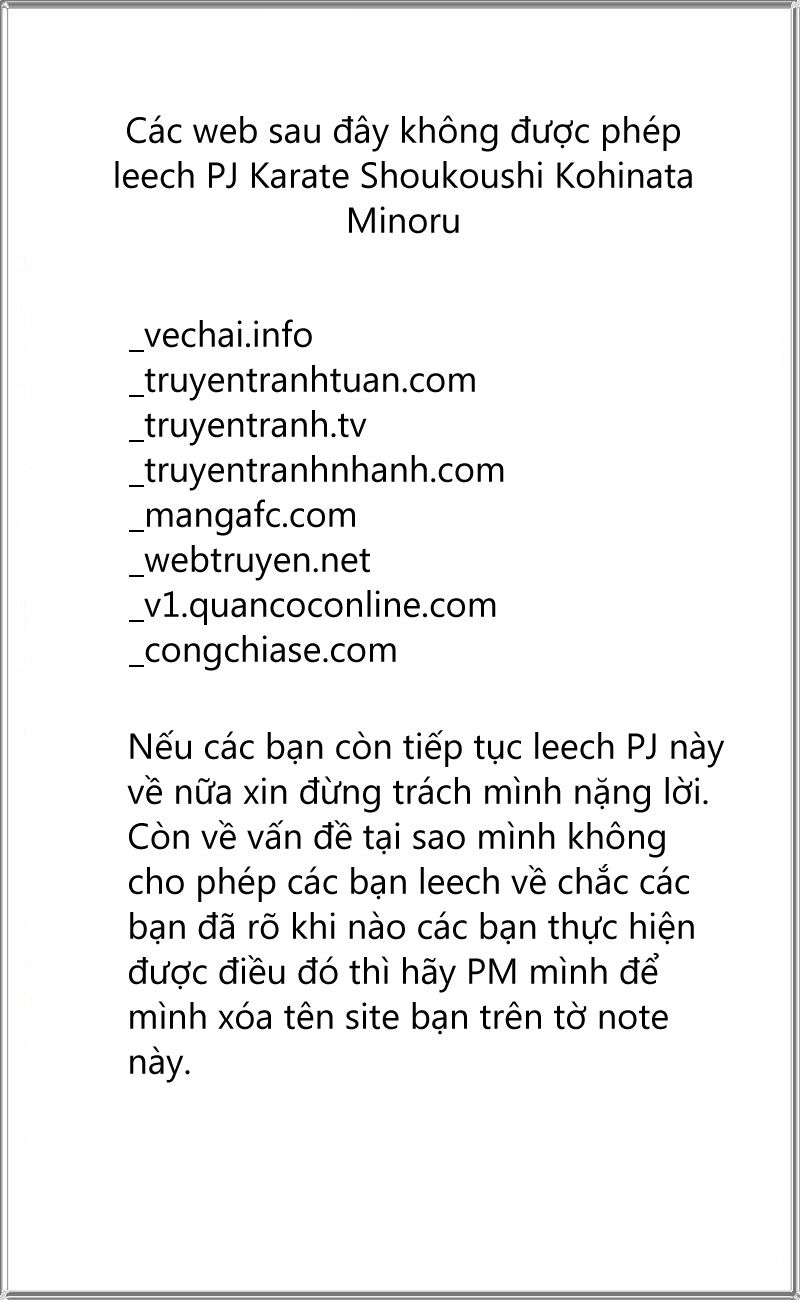 Karate Shoukoushi Kohinata Minoru Chapter 106 - Trang 2