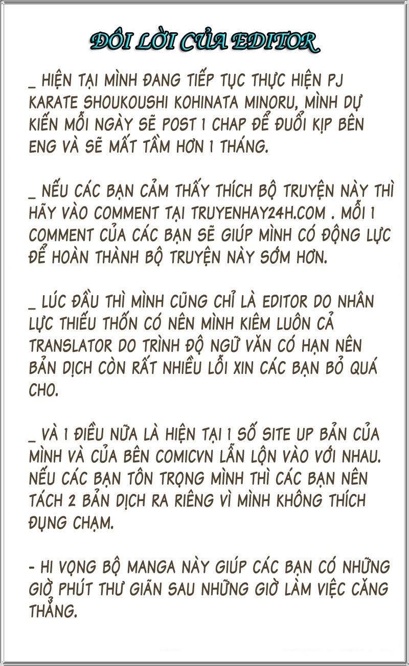 Karate Shoukoushi Kohinata Minoru Chapter 113 - Trang 2