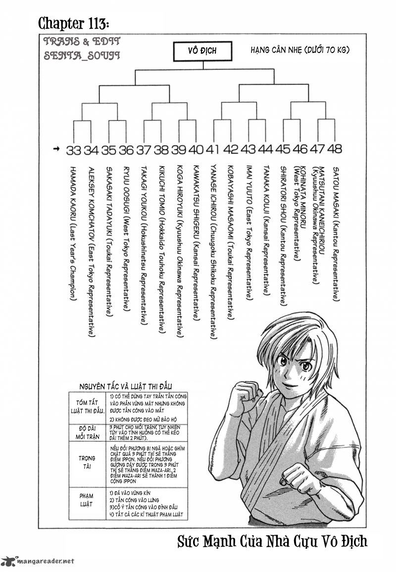 Karate Shoukoushi Kohinata Minoru Chapter 113 - Trang 2