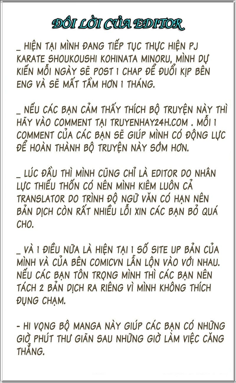 Karate Shoukoushi Kohinata Minoru Chapter 117 - Trang 2