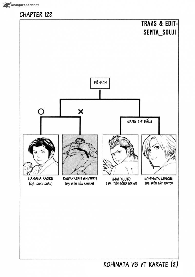 Karate Shoukoushi Kohinata Minoru Chapter 128 - Trang 2