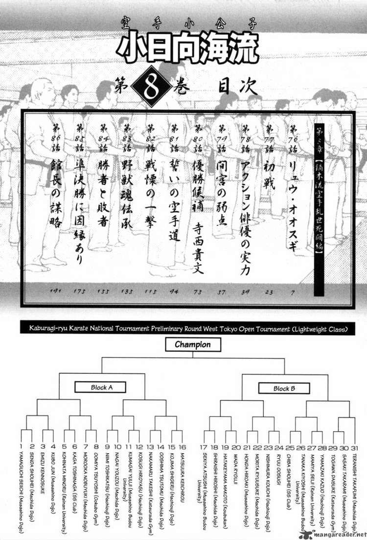 Karate Shoukoushi Kohinata Minoru Chapter 76 - Trang 2