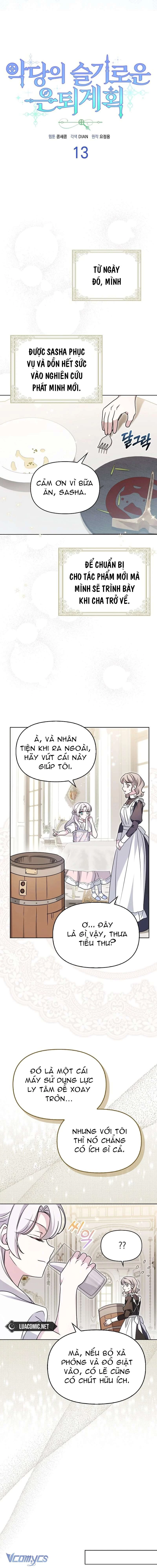 Kế Hoạch Nghỉ Hưu Của Nhân Vật Phản Diện Chapter 13 - Trang 2