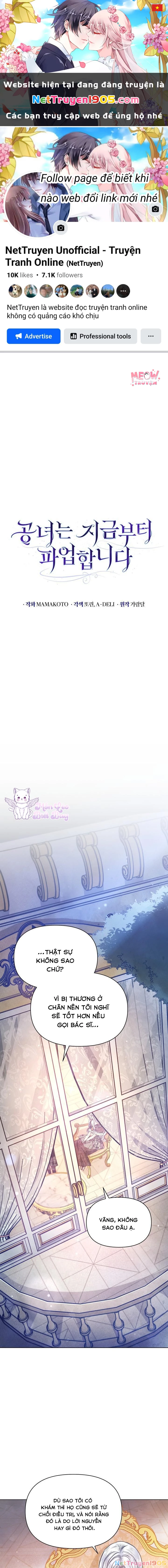 Kể Từ Giờ, Công Nương Sẽ Đình Công Chapter 8 - Trang 2