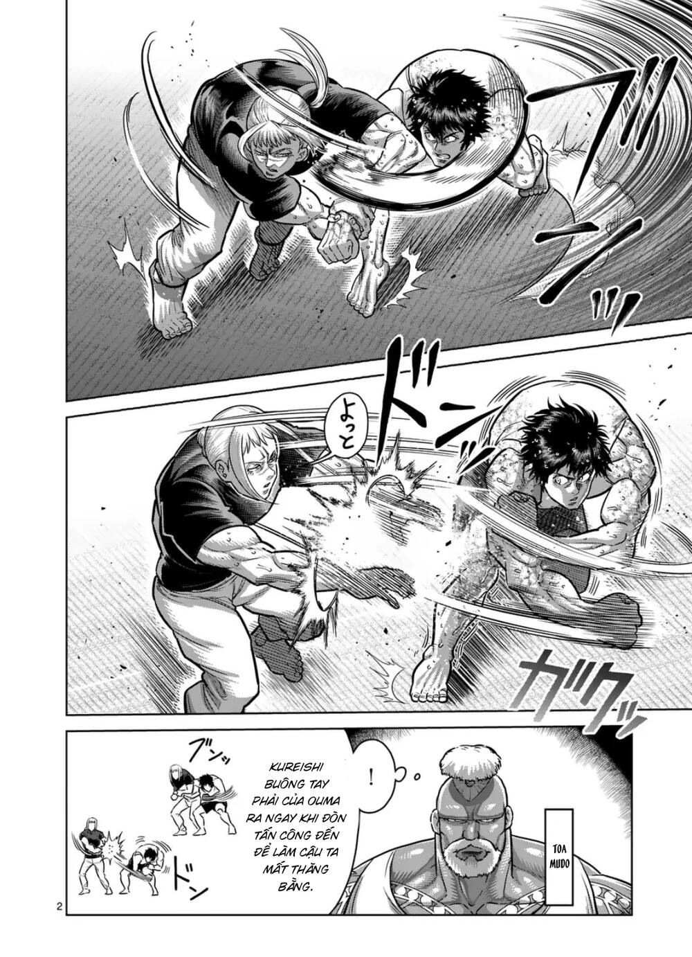 Kengan Ashura Phần 2 Chapter 296 - Trang 2