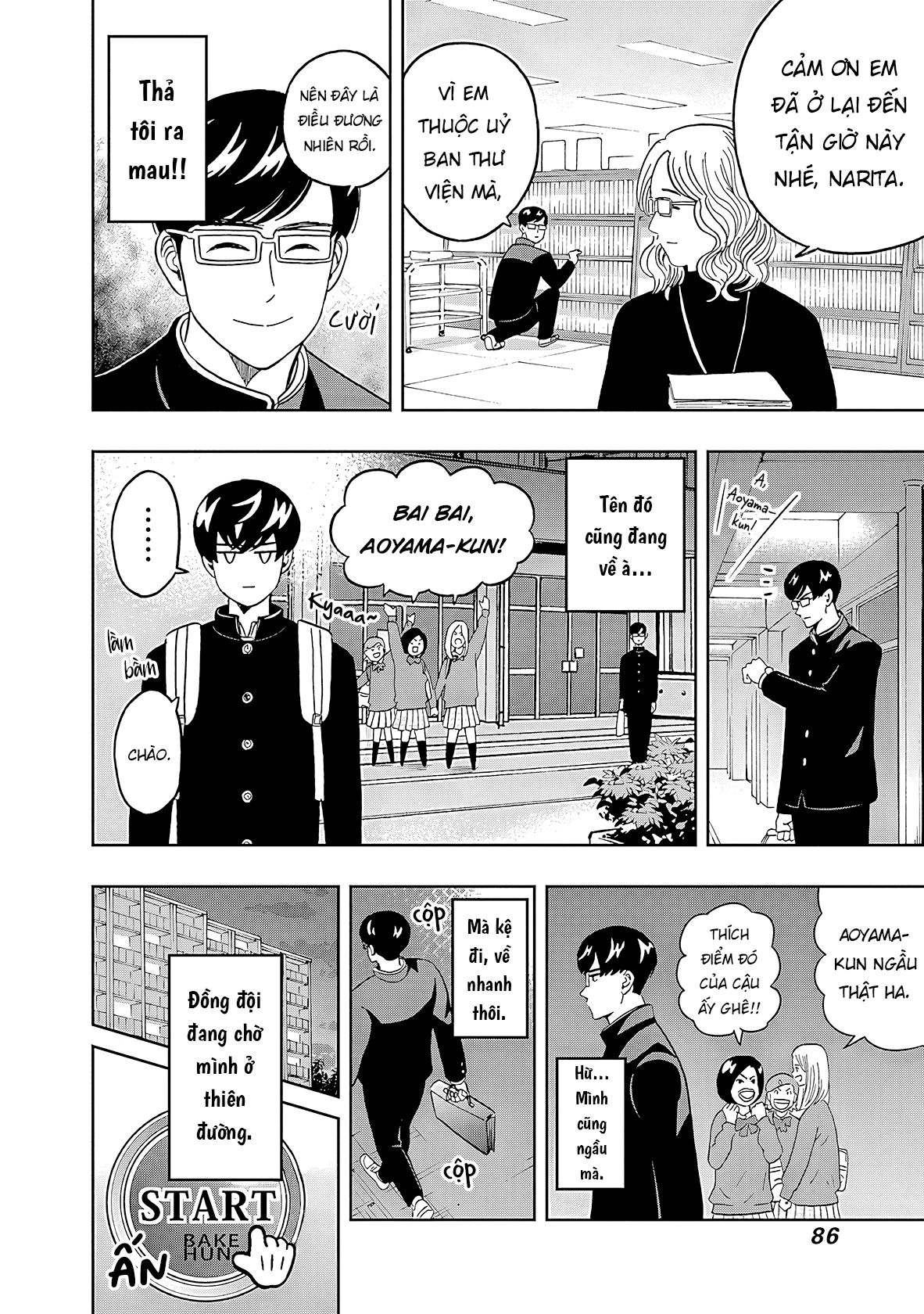 Keppeki Danshi! Aoyama-Kun Chapter 36 - Trang 2