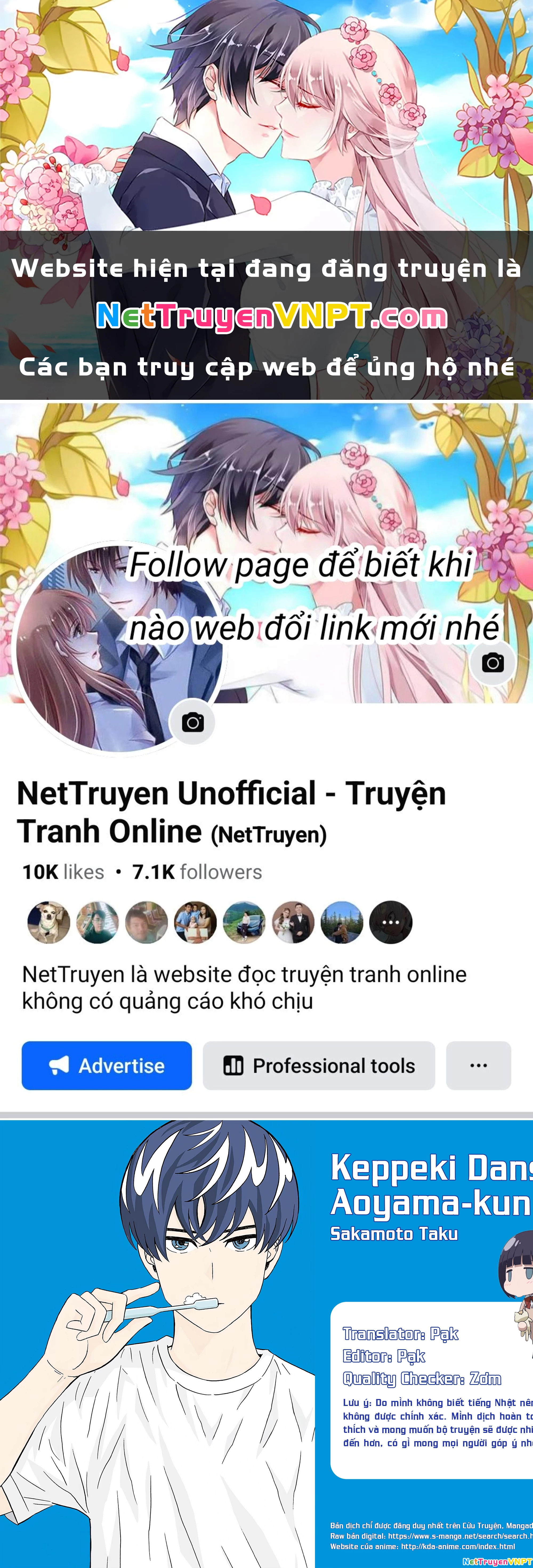 Keppeki Danshi! Aoyama-Kun Chapter 39 - Trang 2