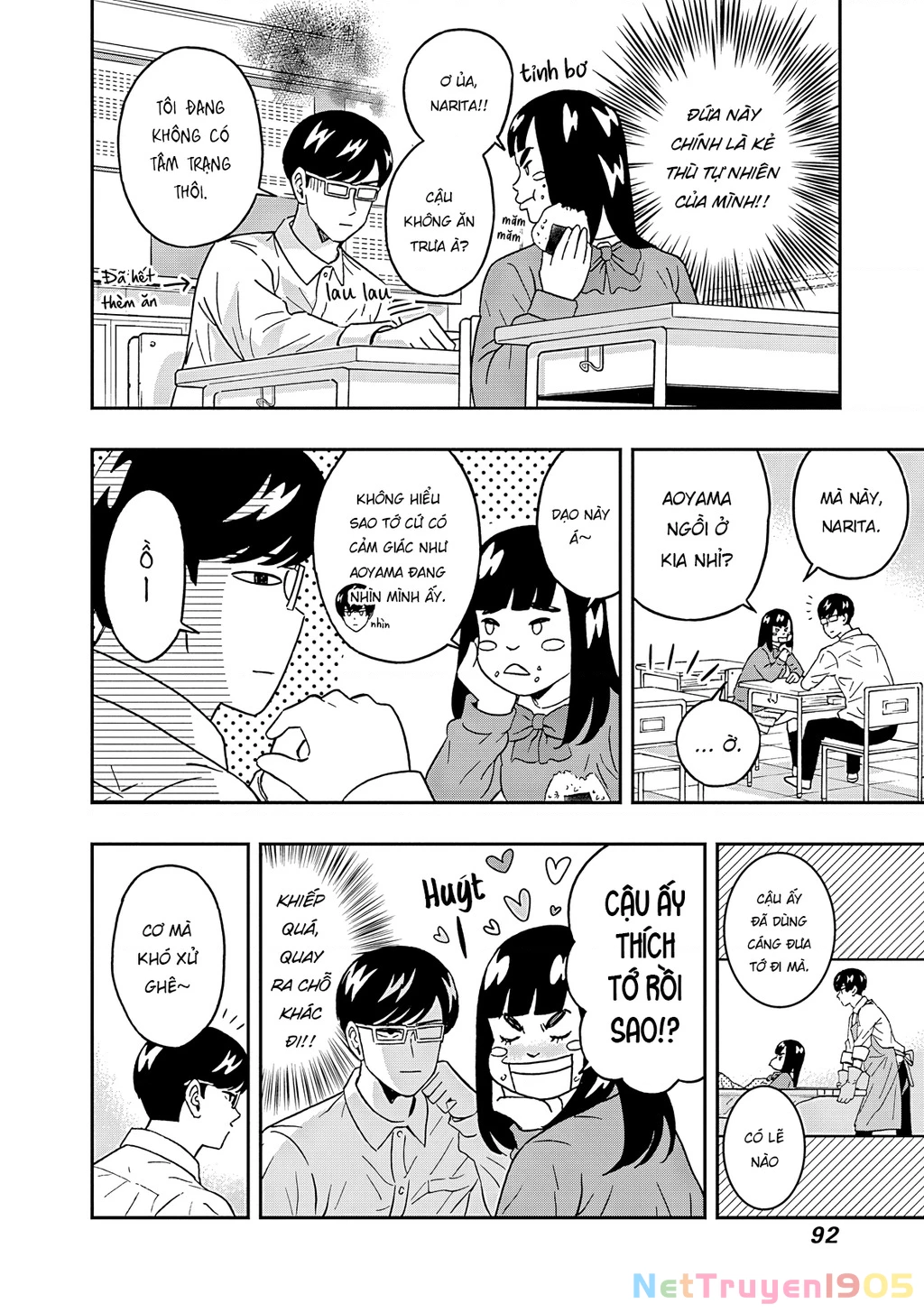 Keppeki Danshi! Aoyama-Kun Chapter 54 - Trang 2