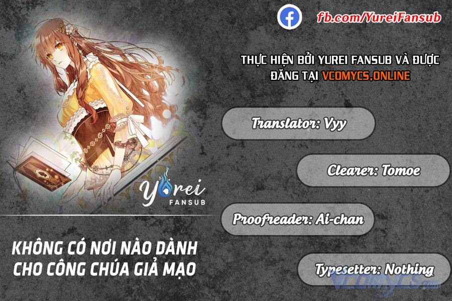 Không Có Nơi Nào Dành Cho Công Chúa Giả Mạo Chapter 5 - Trang 2