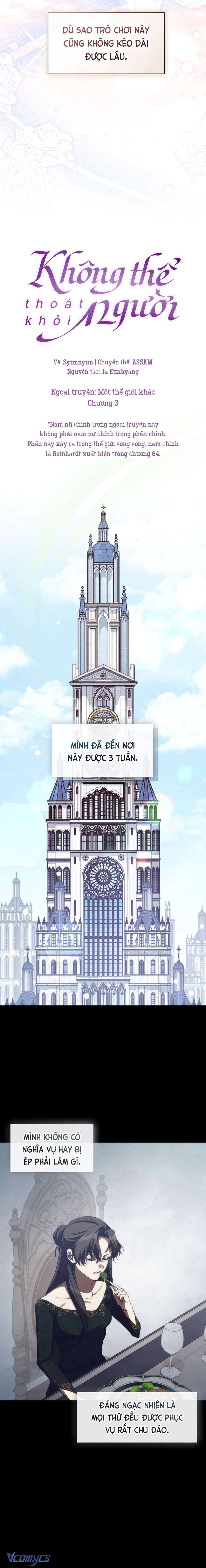 Không Thể Thoát Khỏi Người Chapter 3.1 - Trang 2