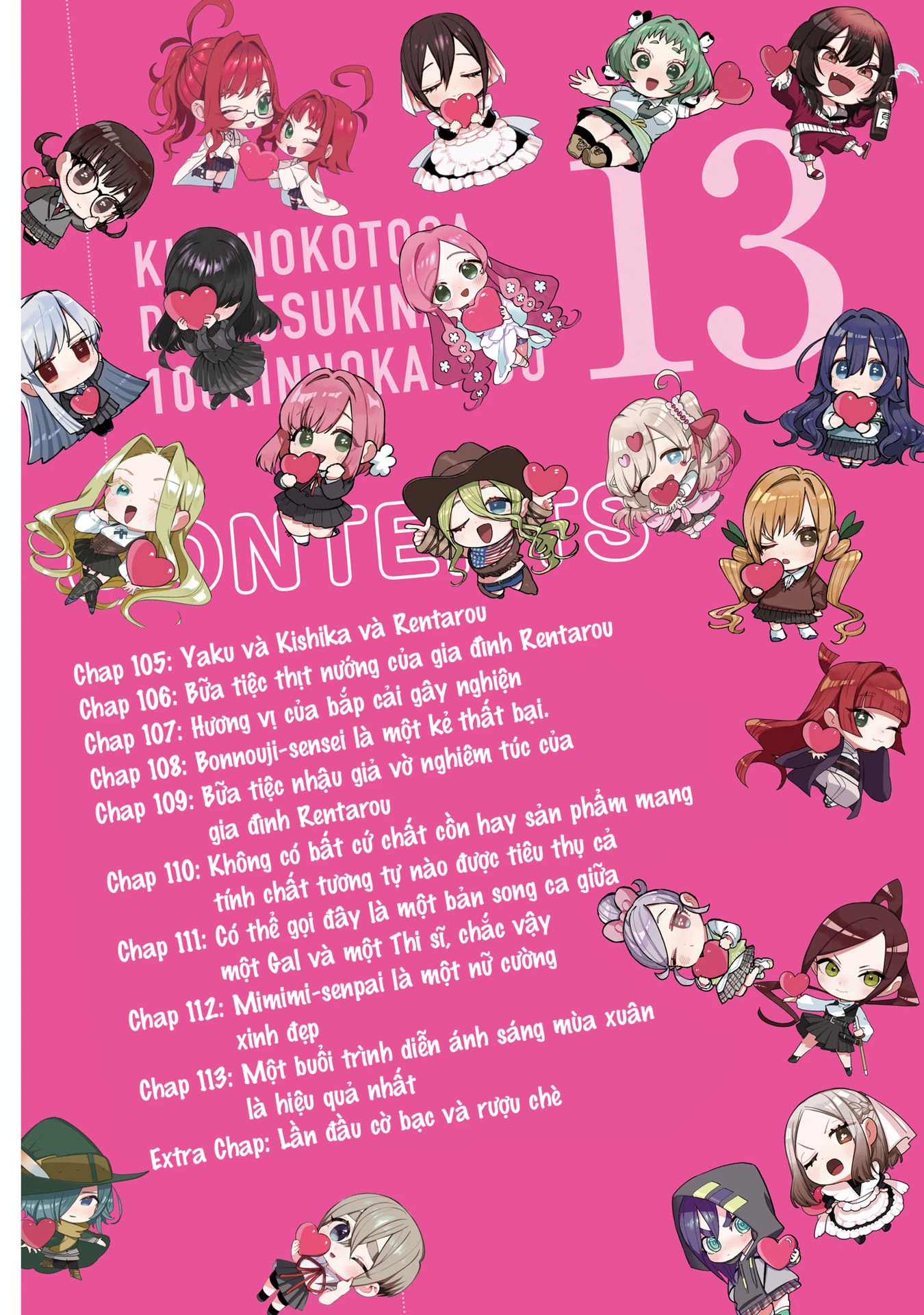 Kimi No Koto Ga Dai Dai Dai Dai Daisuki Na 100-Nin No Kanojo Chapter 113.5 - Trang 2