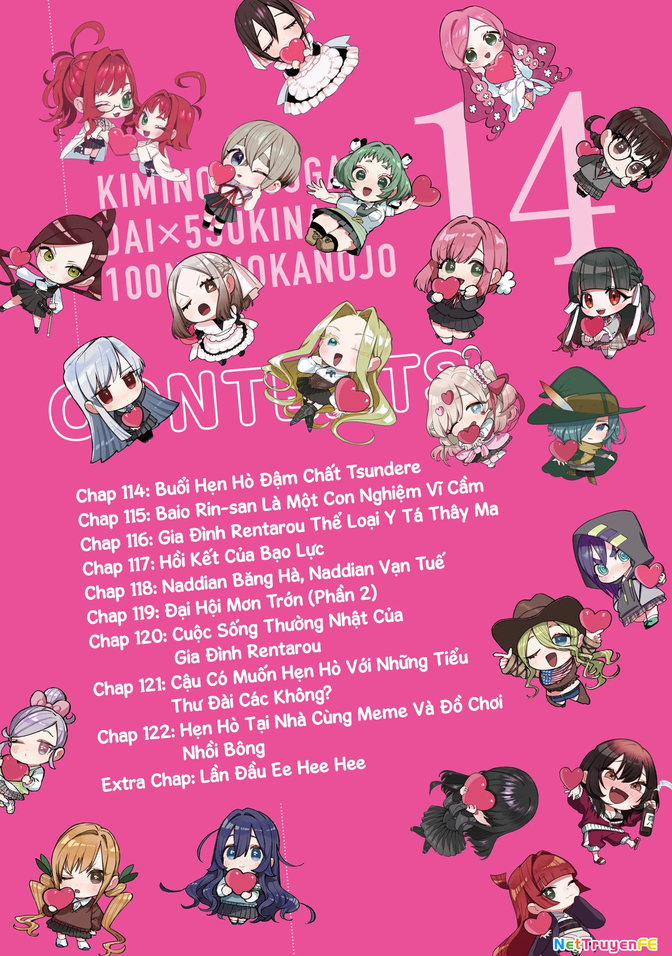 Kimi No Koto Ga Dai Dai Dai Dai Daisuki Na 100-Nin No Kanojo Chapter 122.5 - Trang 2