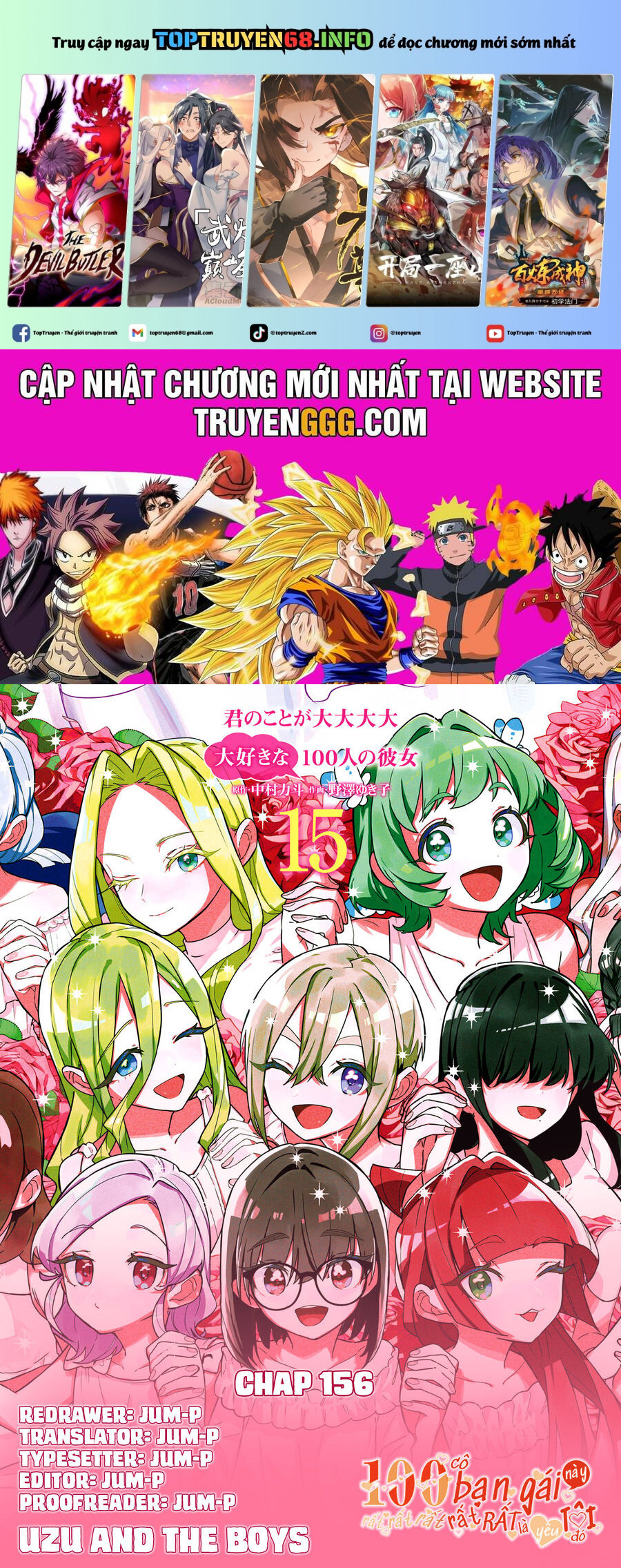 Kimi No Koto Ga Dai Dai Dai Dai Daisuki Na 100-Nin No Kanojo Chapter 156 - Trang 2