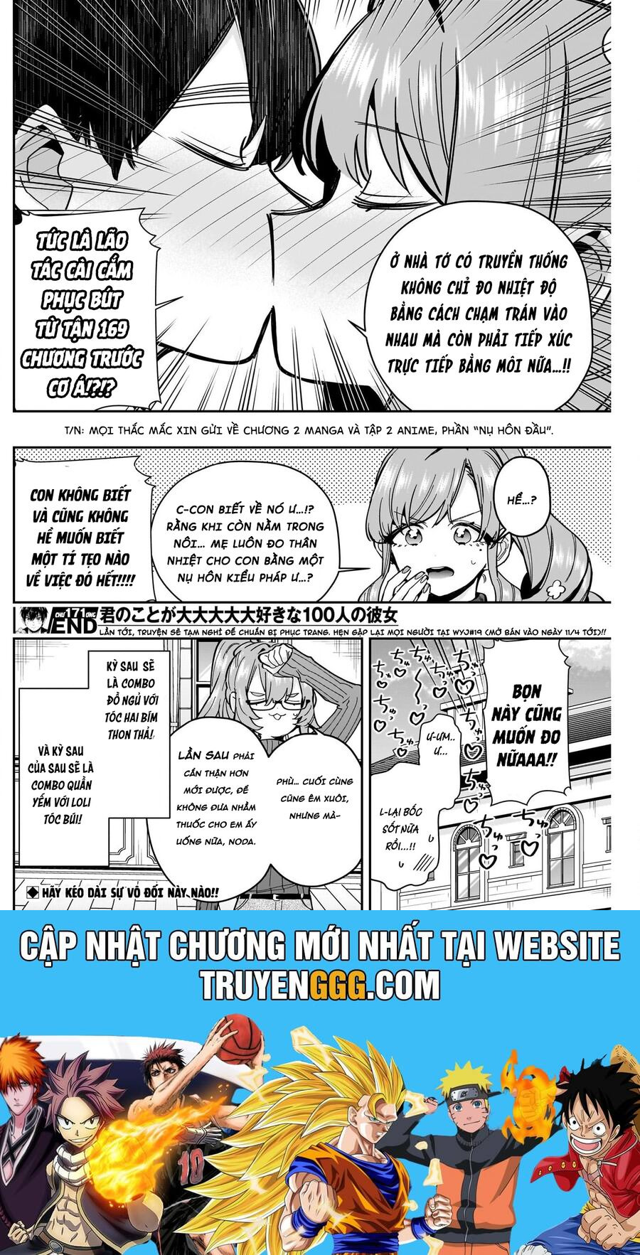 Kimi No Koto Ga Dai Dai Dai Dai Daisuki Na 100-Nin No Kanojo Chapter 171 - Trang 2