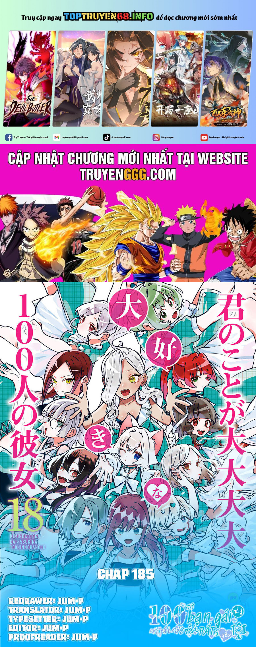 Kimi No Koto Ga Dai Dai Dai Dai Daisuki Na 100-Nin No Kanojo Chapter 185 - Trang 2