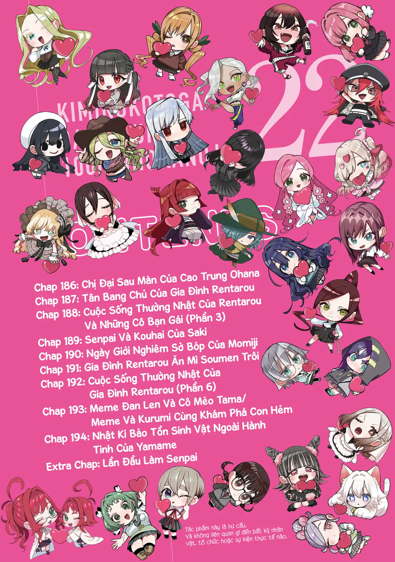 Kimi No Koto Ga Dai Dai Dai Dai Daisuki Na 100-Nin No Kanojo Chapter 194.5 - Trang 2