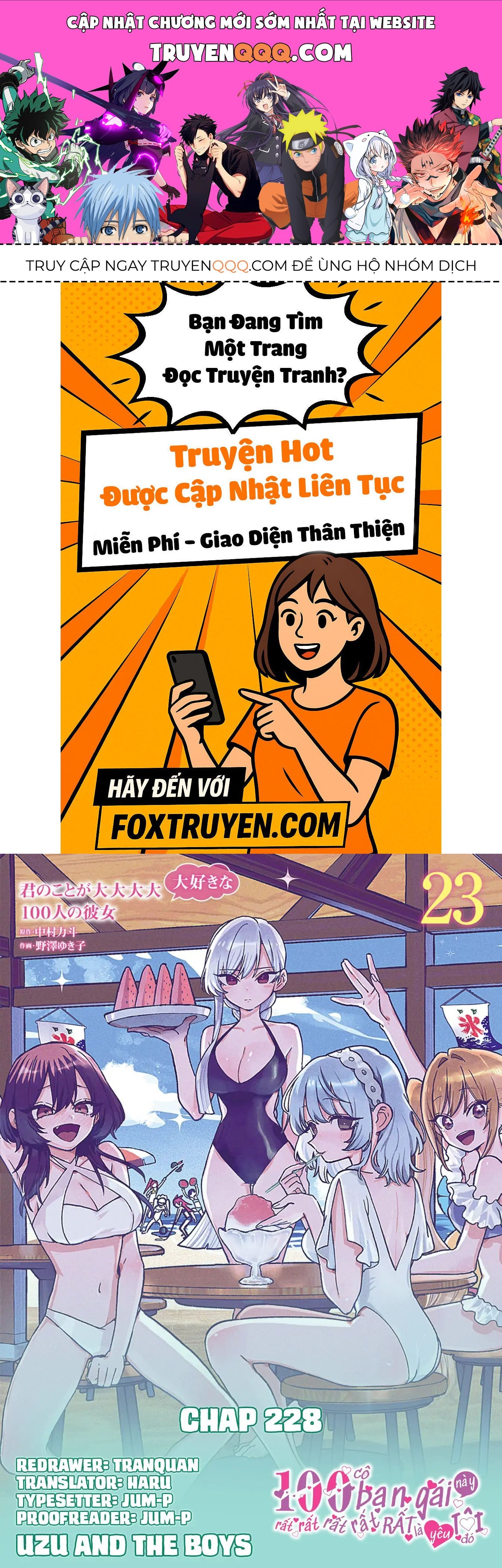 Kimi No Koto Ga Dai Dai Dai Dai Daisuki Na 100-Nin No Kanojo Chapter 228 - Trang 2