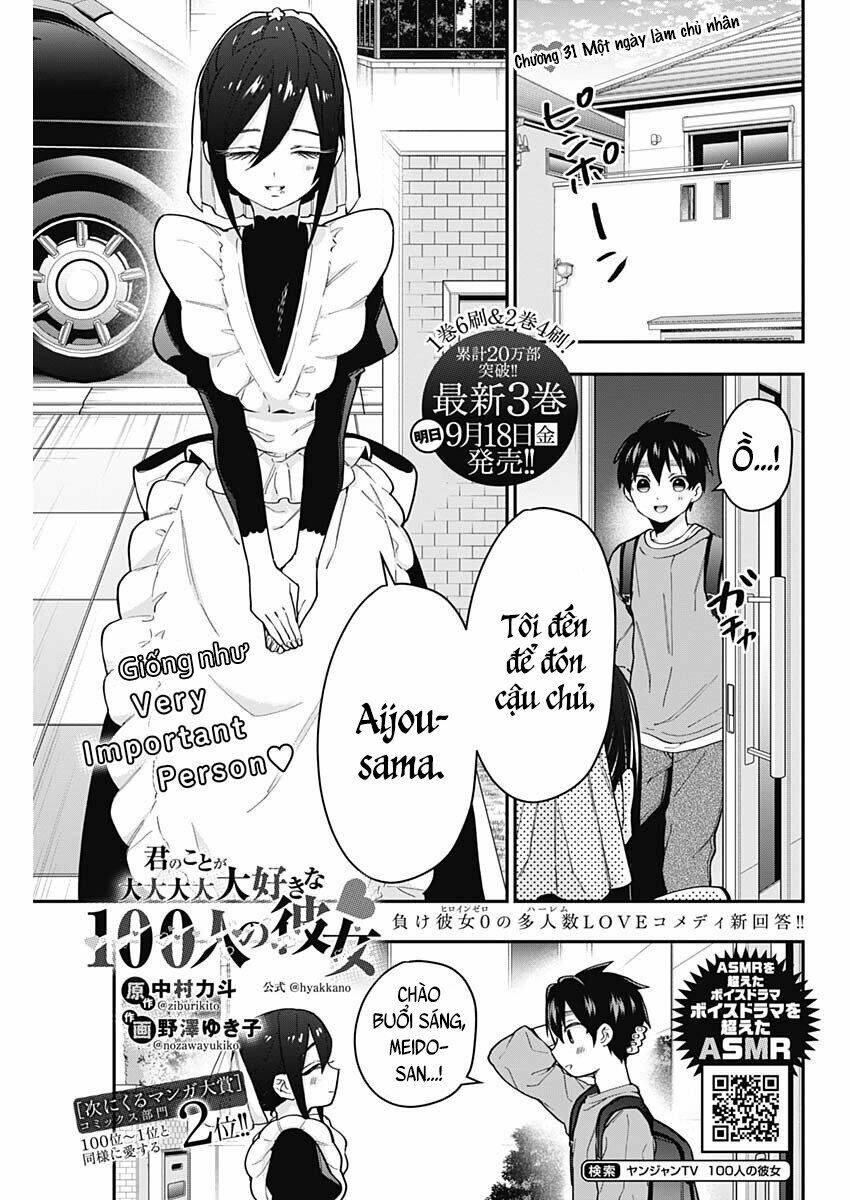 Kimi No Koto Ga Dai Dai Dai Dai Daisuki Na 100-Nin No Kanojo Chapter 31 - Trang 2