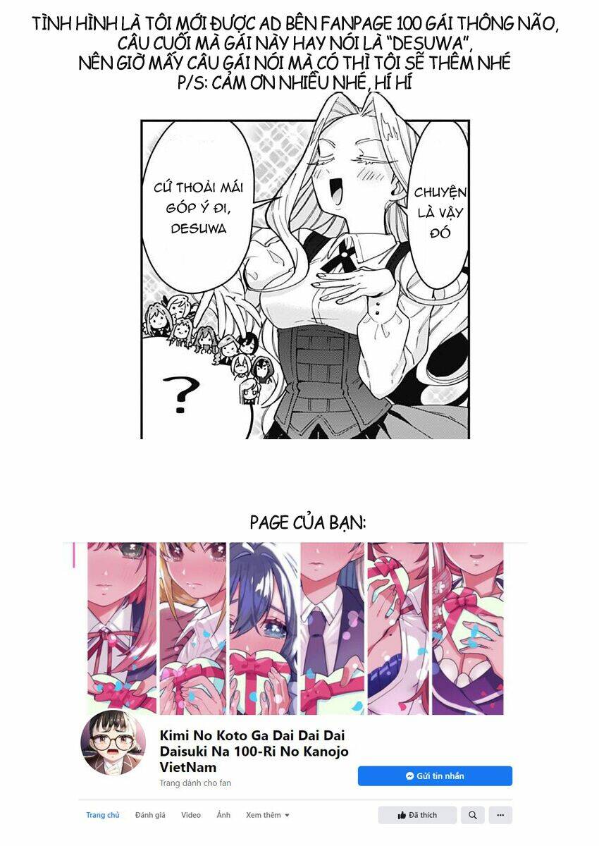 Kimi No Koto Ga Dai Dai Dai Dai Daisuki Na 100-Nin No Kanojo Chapter 42 - Trang 2