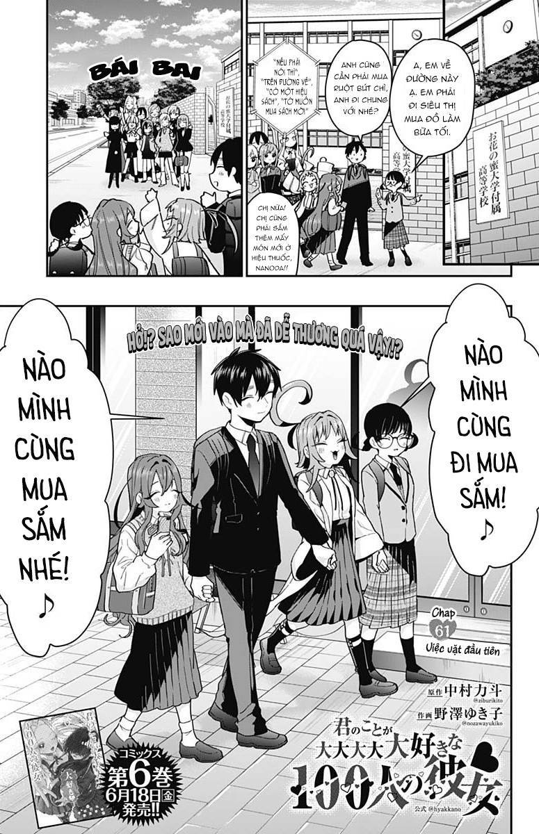 Kimi No Koto Ga Dai Dai Dai Dai Daisuki Na 100-Nin No Kanojo Chapter 61 - Trang 2