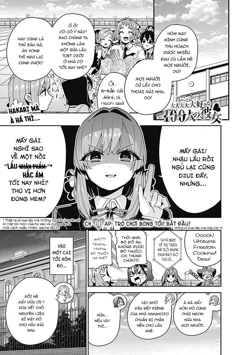 Kimi No Koto Ga Dai Dai Dai Dai Daisuki Na 100-Nin No Kanojo Chapter 66 - Trang 2