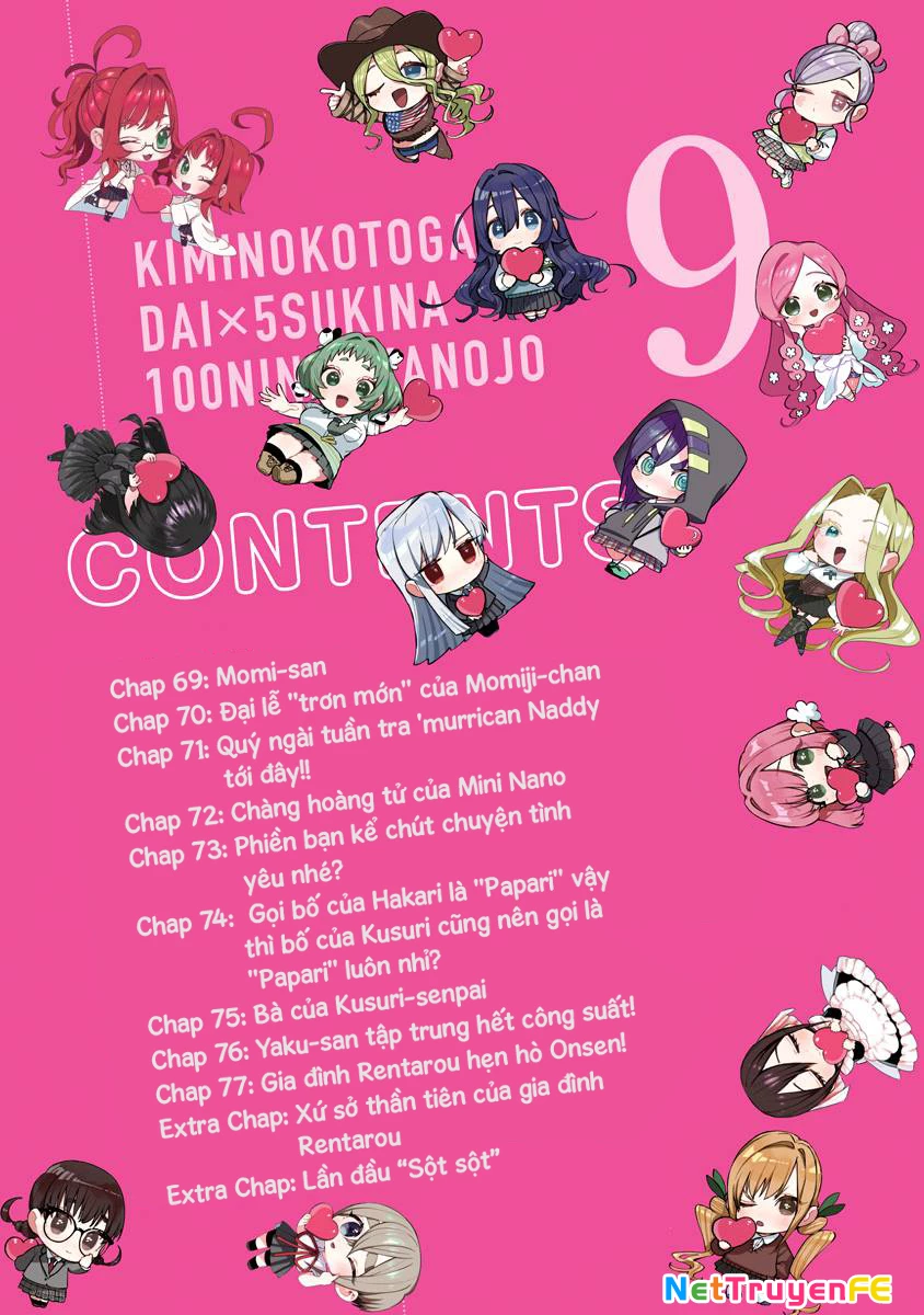 Kimi No Koto Ga Dai Dai Dai Dai Daisuki Na 100-Nin No Kanojo Chapter 77.5 - Trang 2